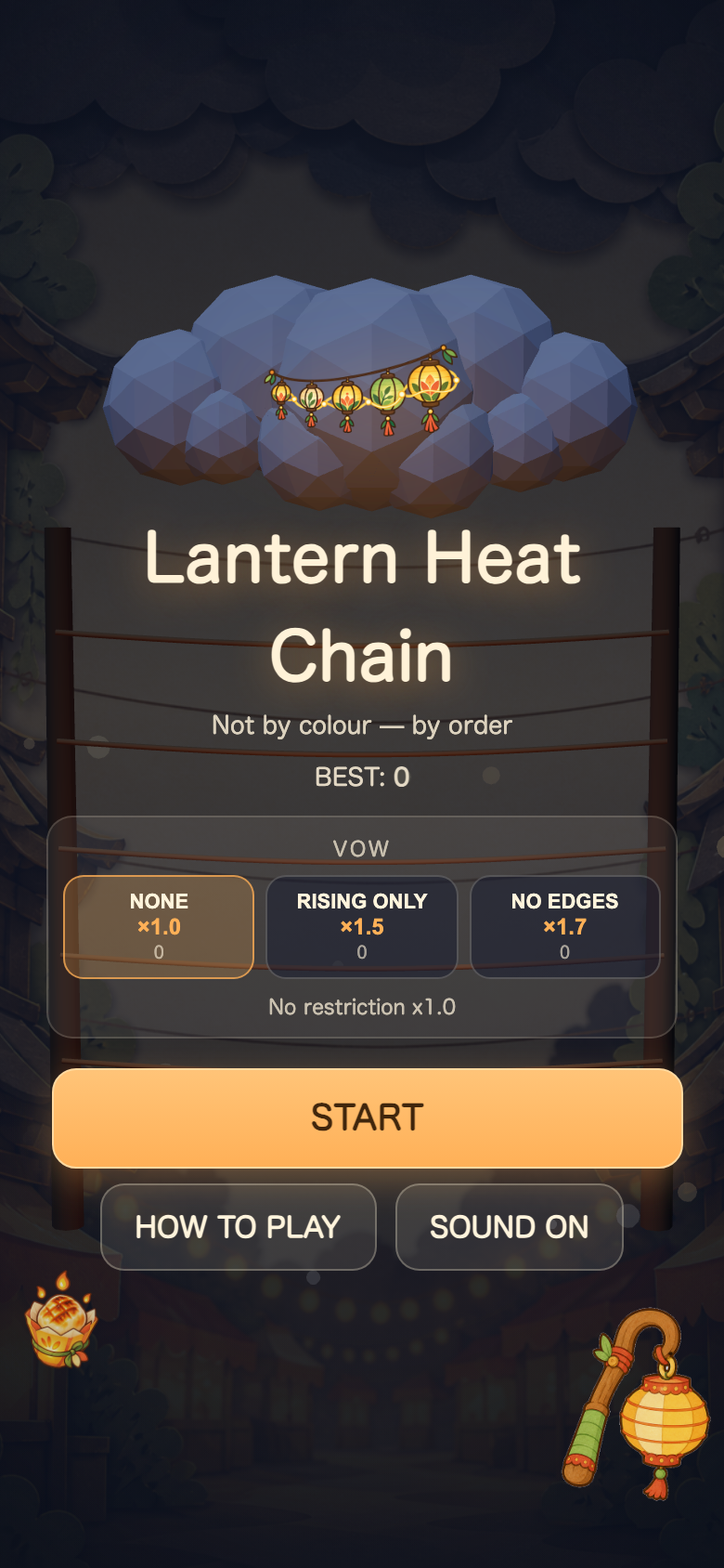 Lantern Heat Chain start screen