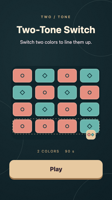 Two-Tone Switch start screen