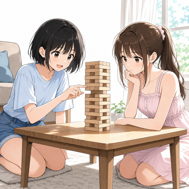 揺れるタワー