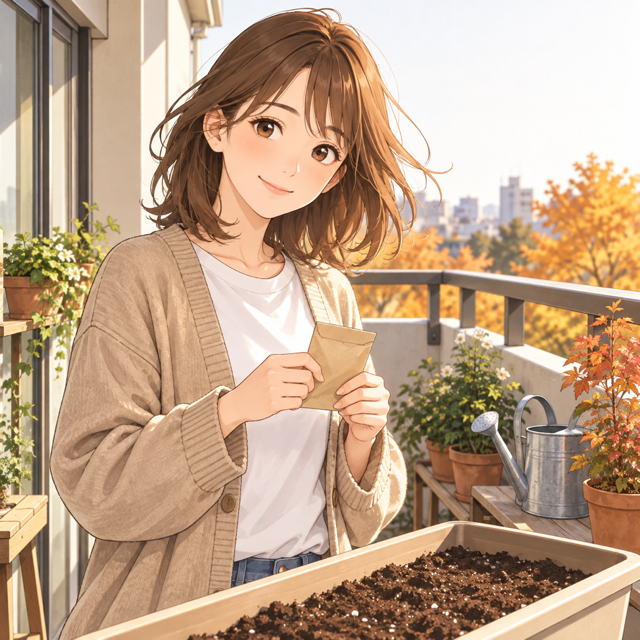 芽吹きを待つ秋