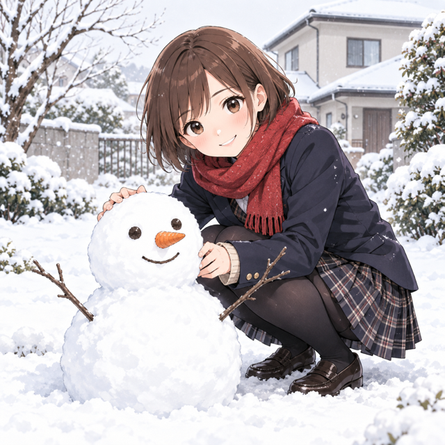 雪だるま見張り当番