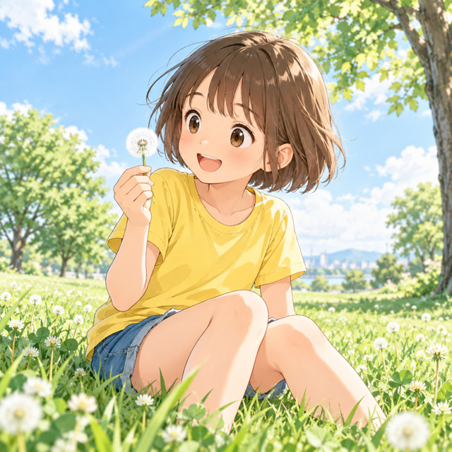 綿毛のお手伝い
