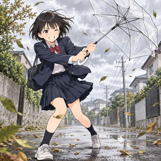 風の通学路