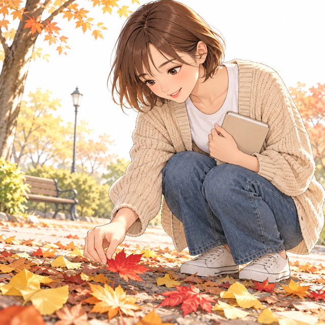 秋の採集タイム