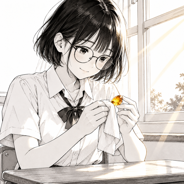 琥珀磨きの日常